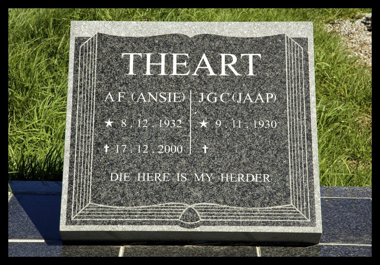Completed memorial example EA 09