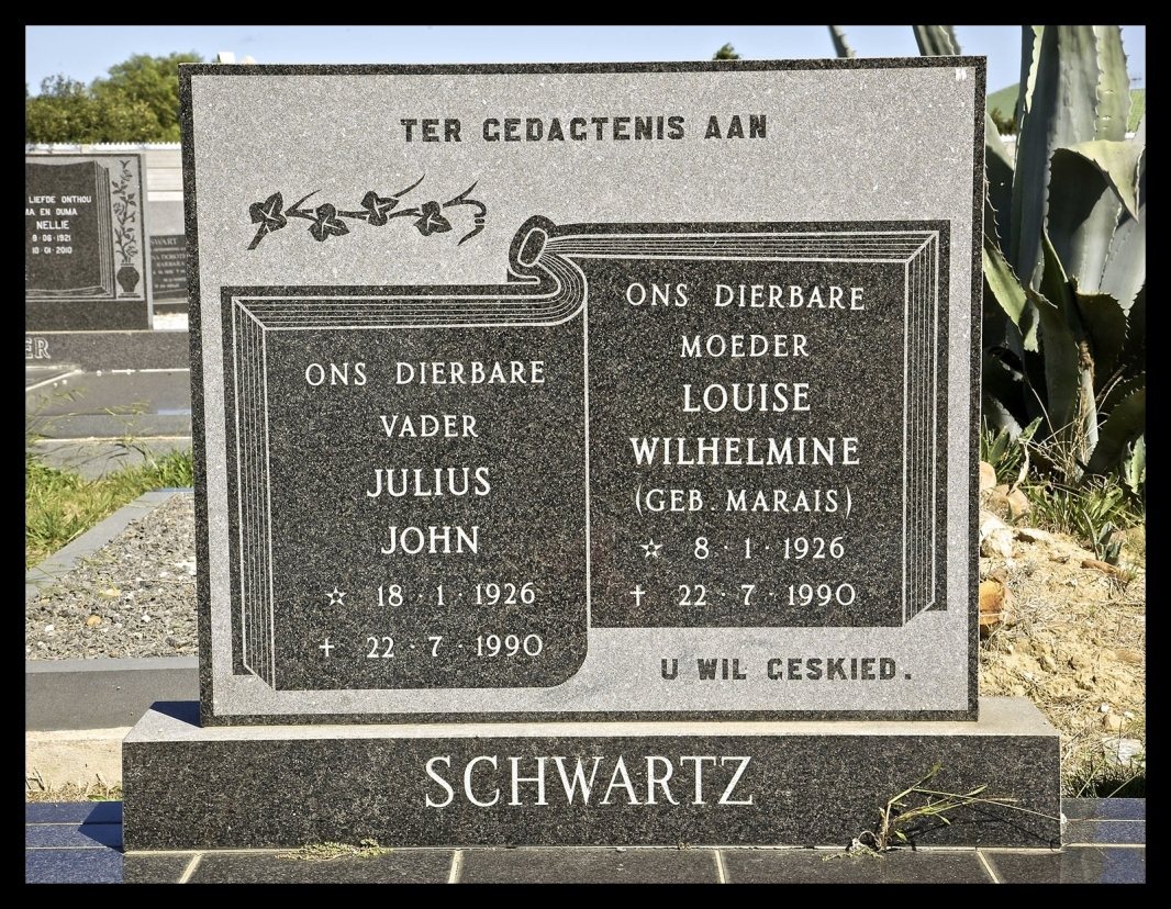 Completed memorial example EA 13