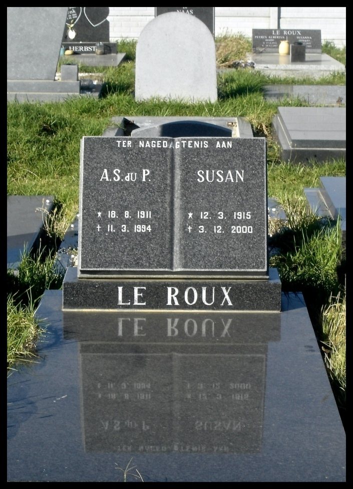 Completed memorial example EA 15