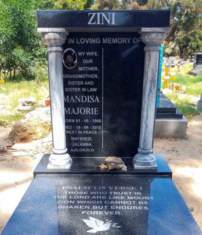 Completed memorial example EA 20