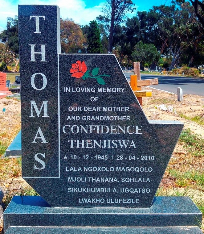 Completed memorial example EA 22