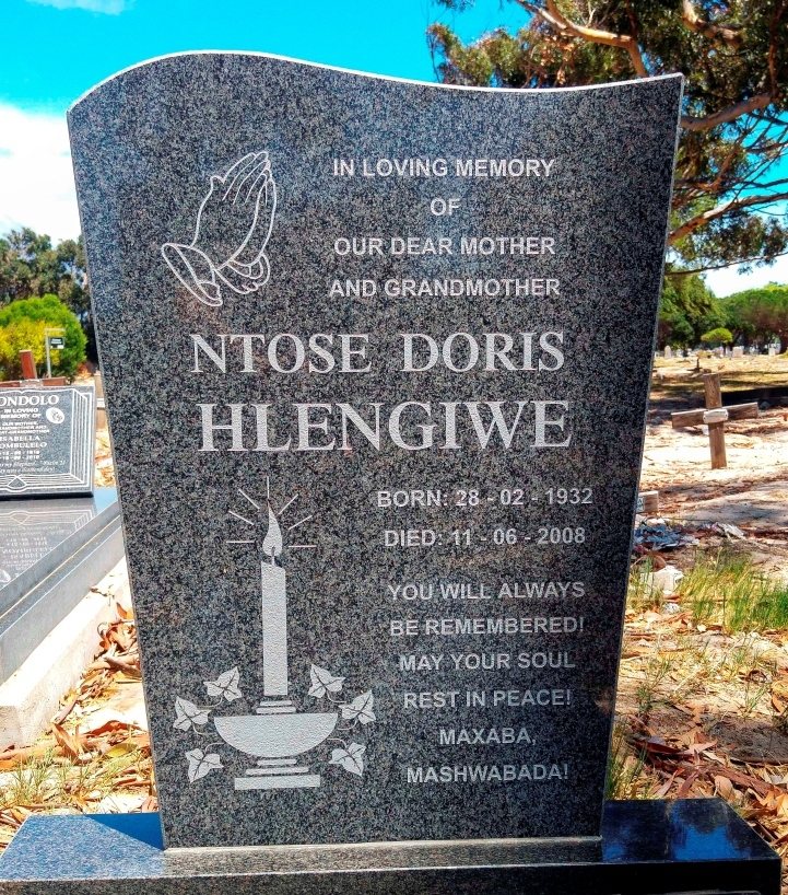Completed memorial example EA 23